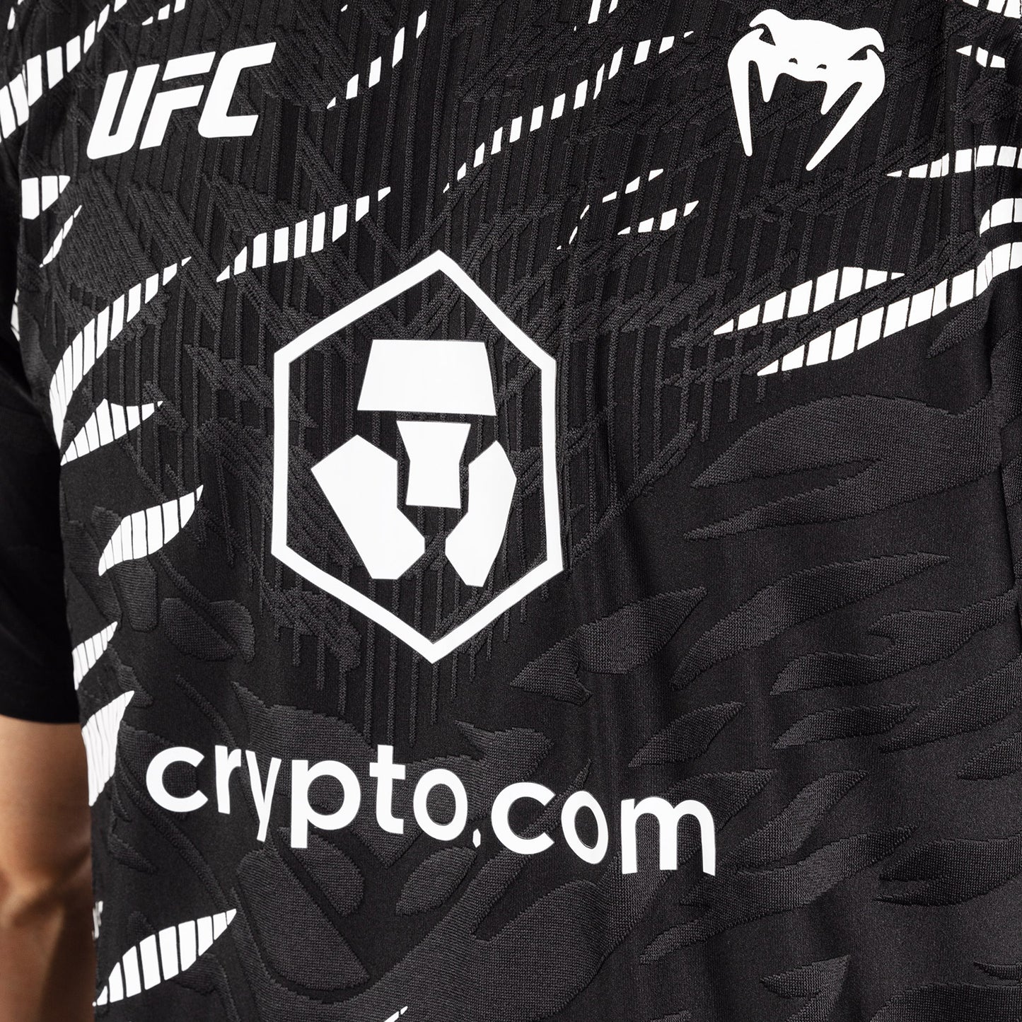 UFC Fusion by Venum Personalized Authentic Fight Night Men's Walkout Jersey - Black