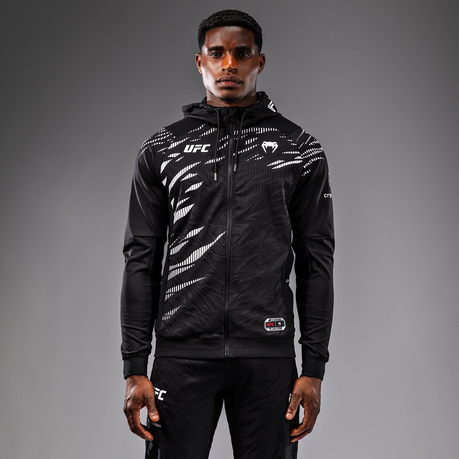 UFC Fusion by Venum Authentic Fight Night Men’s Walkout Hoodie Black