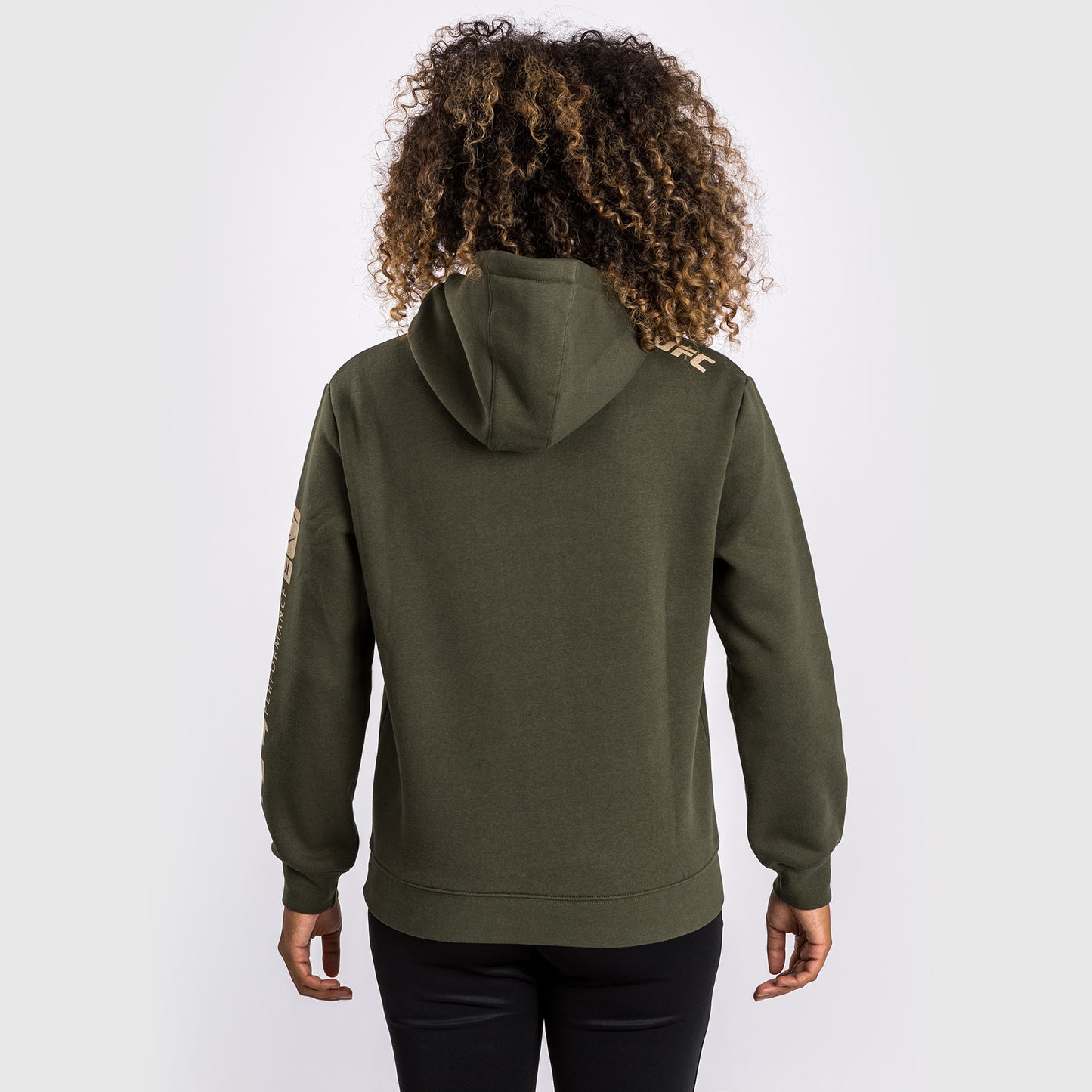 UFC Adrenaline by Venum Fight Week Women’s Pullover Hoodie - Khaki