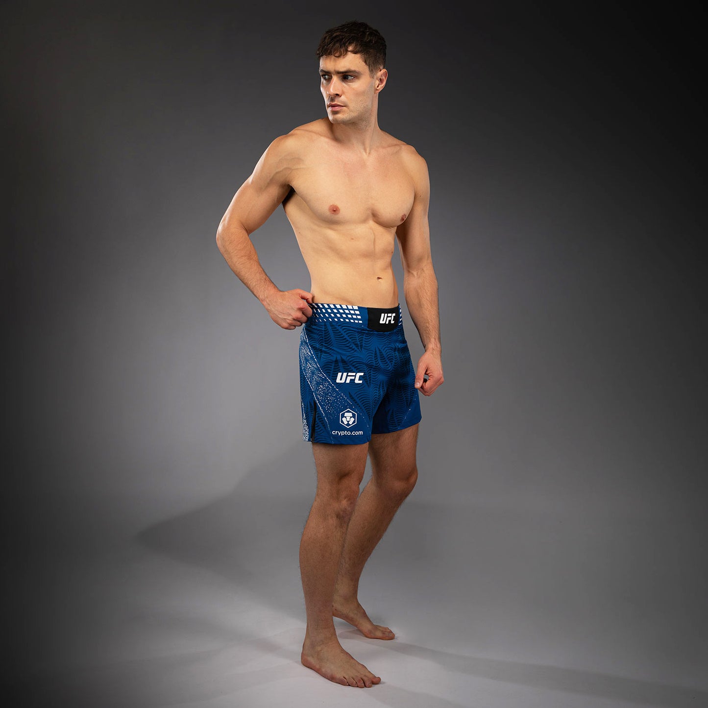 Men's UFC Zenith by Venum Blue Authentic Fight Night Short Fit Fight Short Personalized