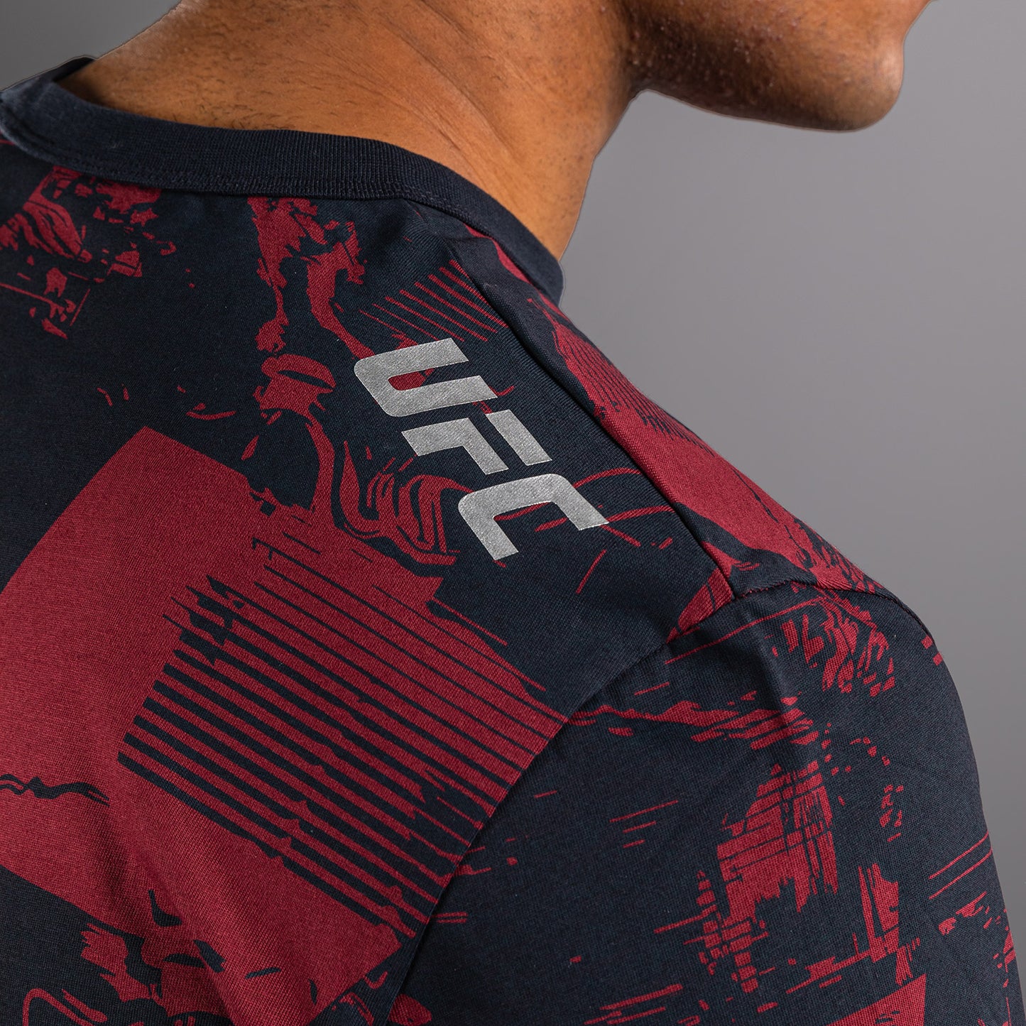 Men's UFC Zenith by Venum Burgundy Authentic Fight Week Long Sleeve T-Shirt