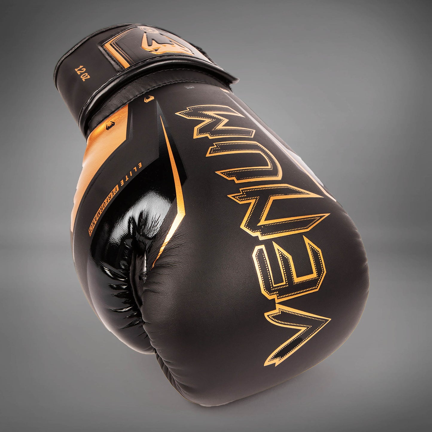 Venum Elite Evo Boxing Gloves - Black/Bronze