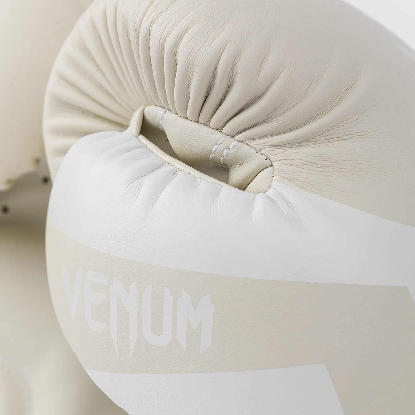 Venum Elite Boxing Gloves - White/Ivory