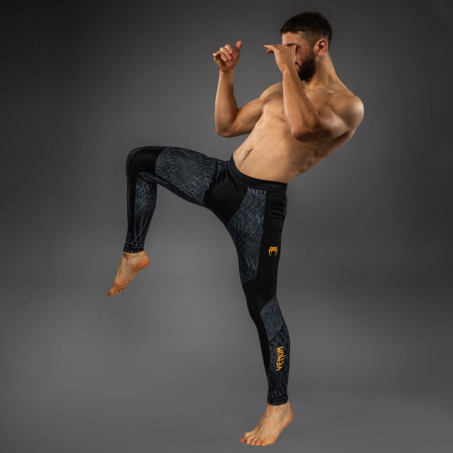 Venum x Chimaev Spats - Black/Grey