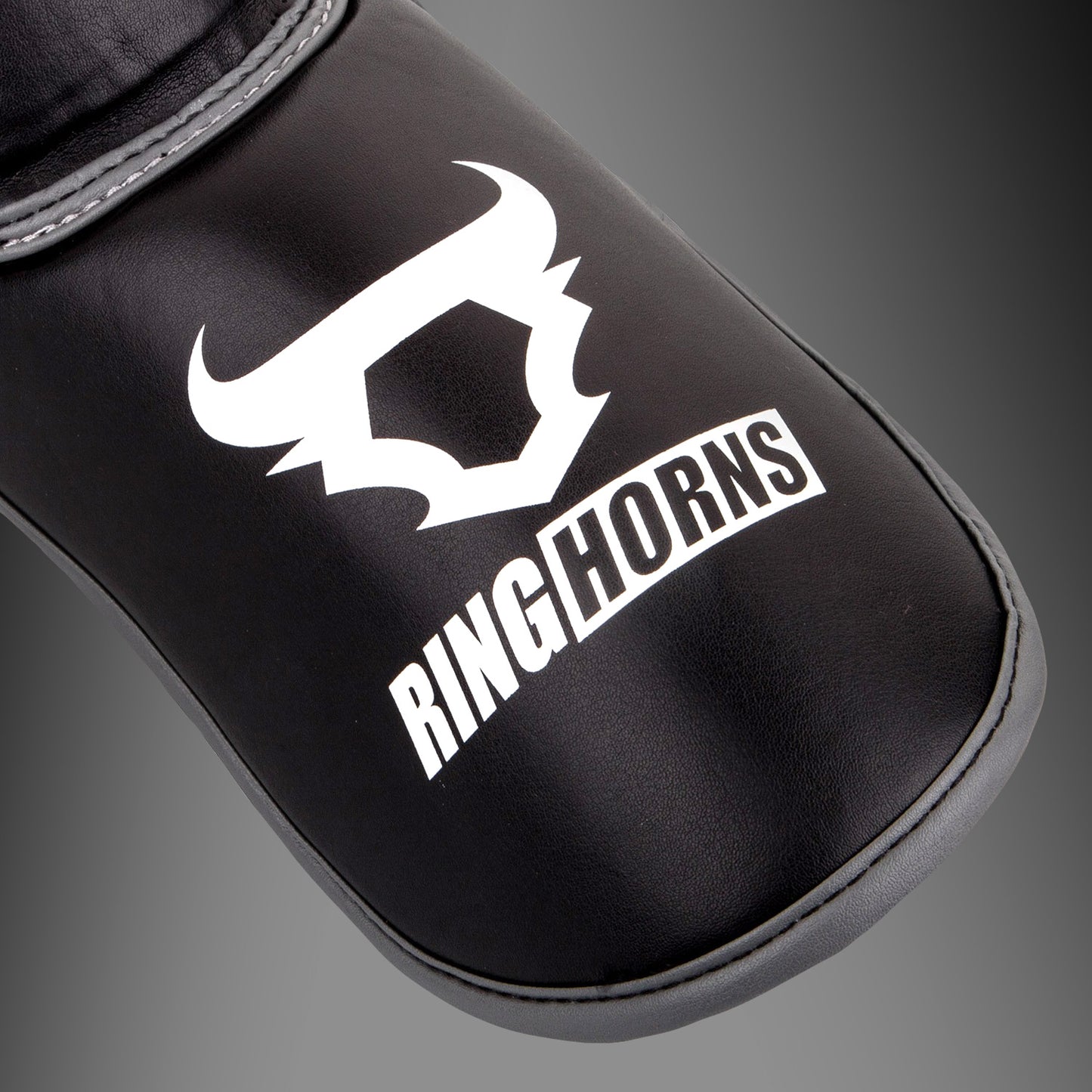 Ringhorns Charger by Venum Shin Guards Insteps - Black