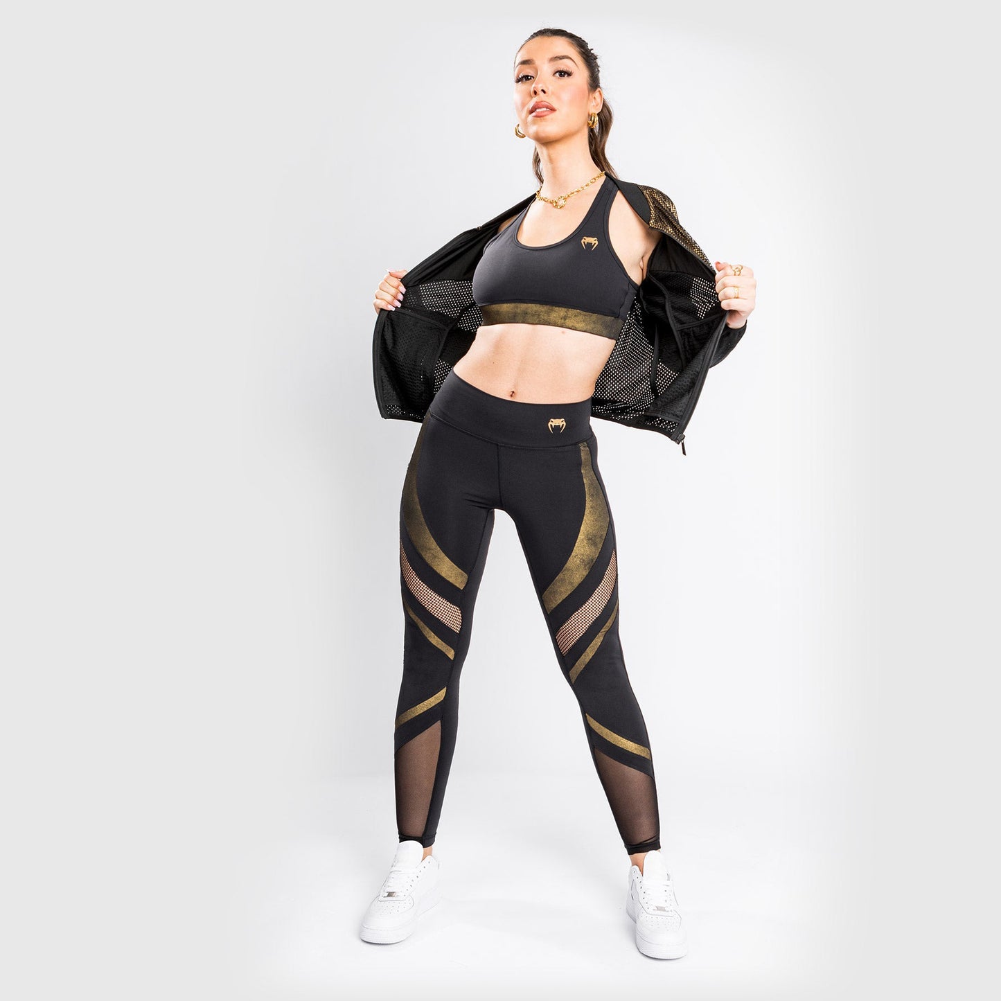 Venum Lightning Leggings 7/8 - For Women - Black/Gold