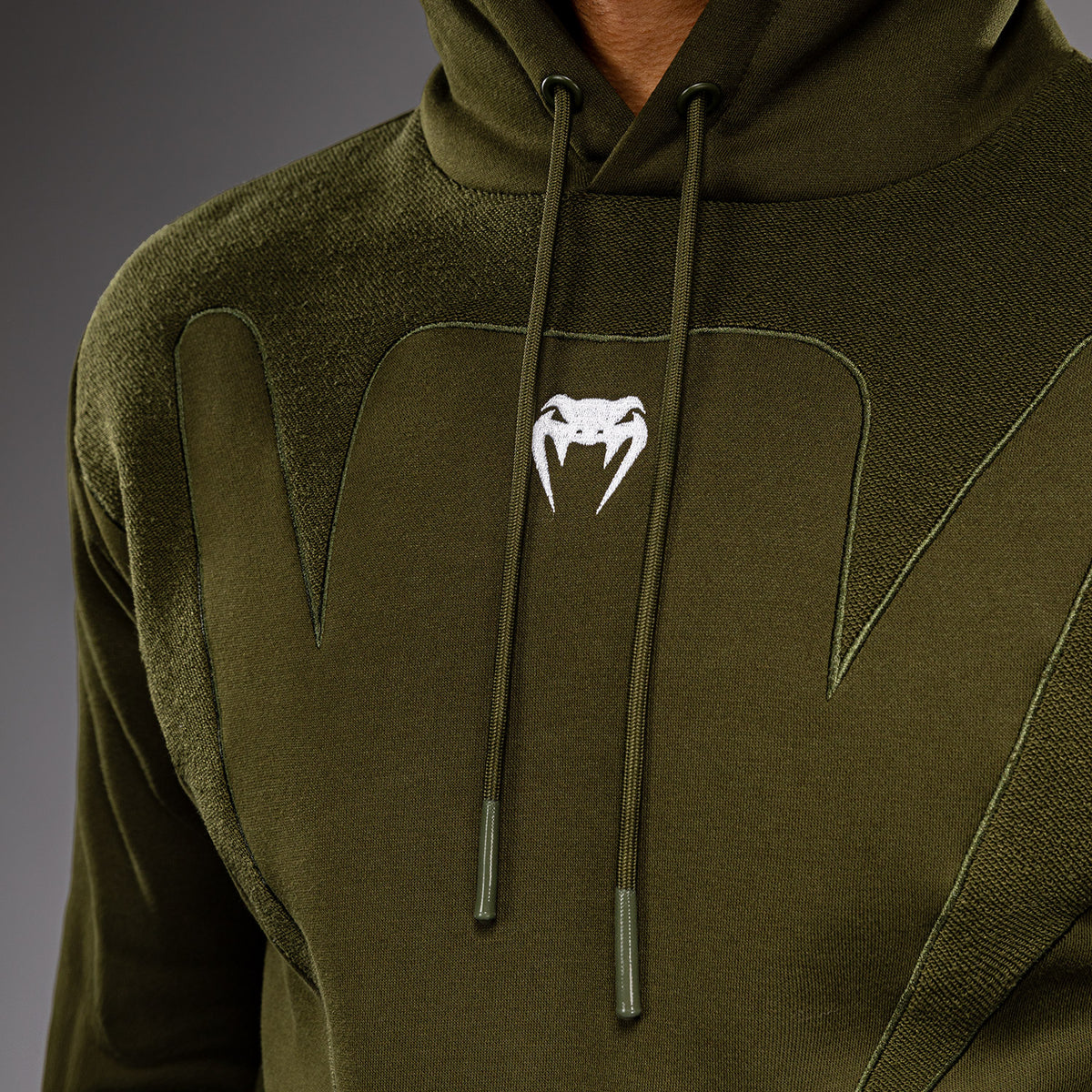 Venum Attack Fleece & Weave Hoodie - Khaki