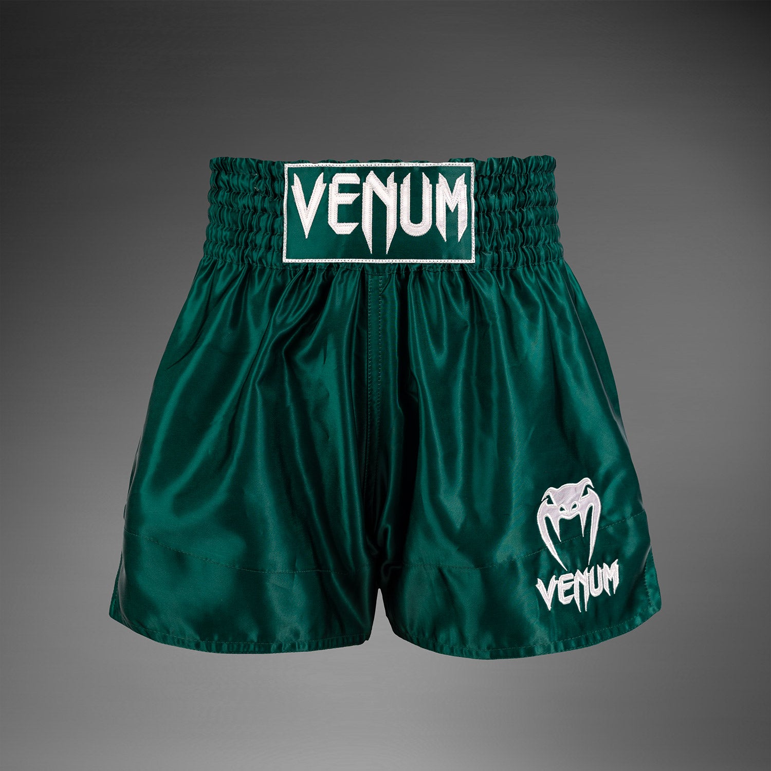 Venum Men's Classic Muay Thai Shorts - Black/White, M Venum Men's Classic Muay Thai Shorts - Black/White, M
