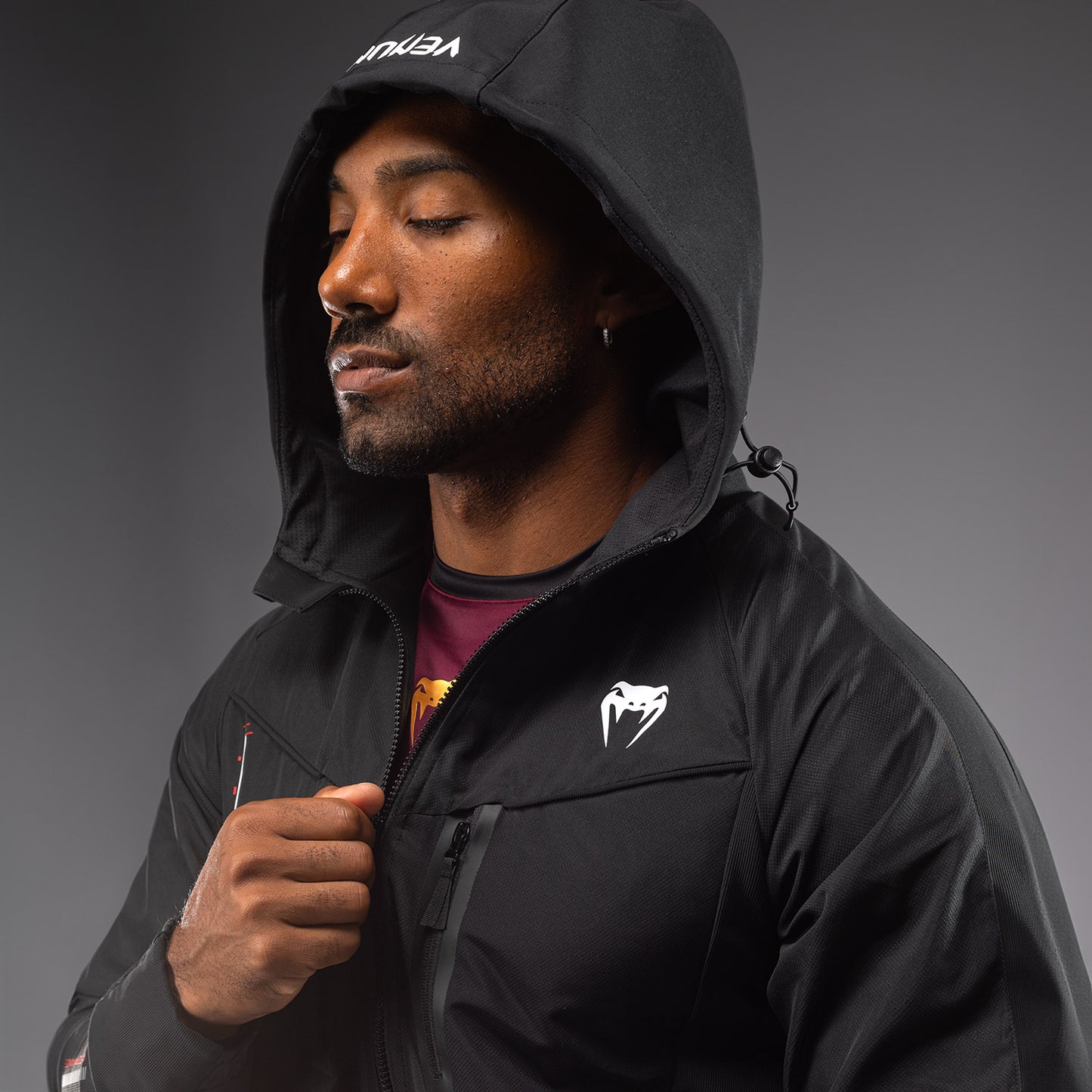 Venum Tactical XT Track Jackets - Black/Fire Red