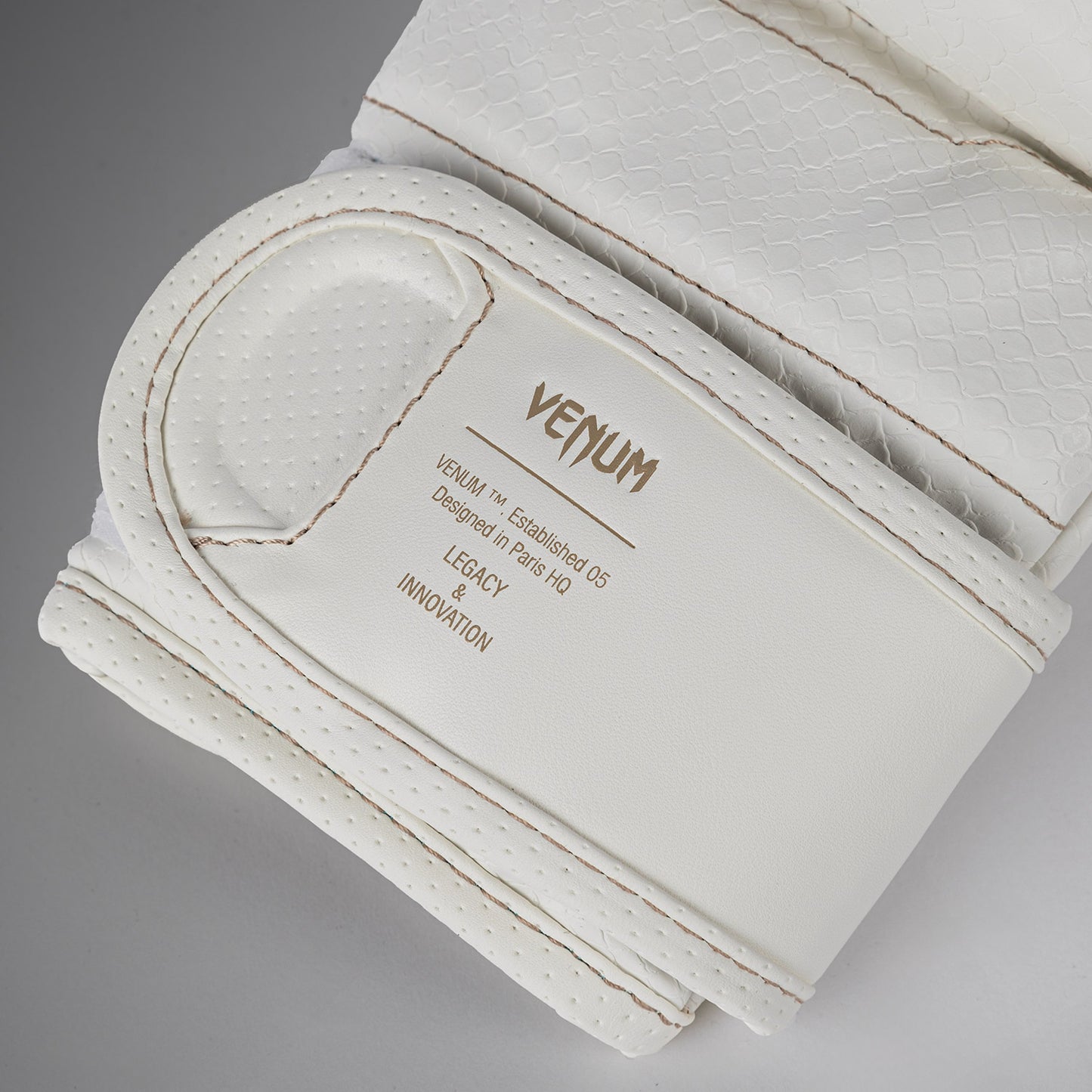 Venum Impact Evo Scales MMA Sparring Gloves - Ivory