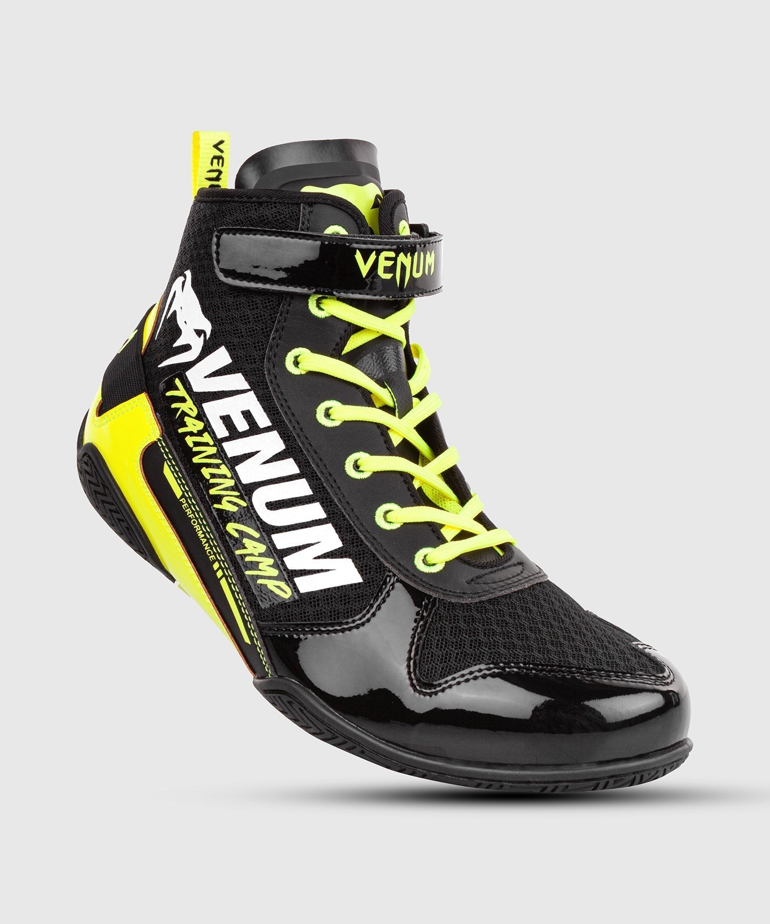 Venum Giant Low VTC 2 Edition Boxing Shoes Black Neo Yellow