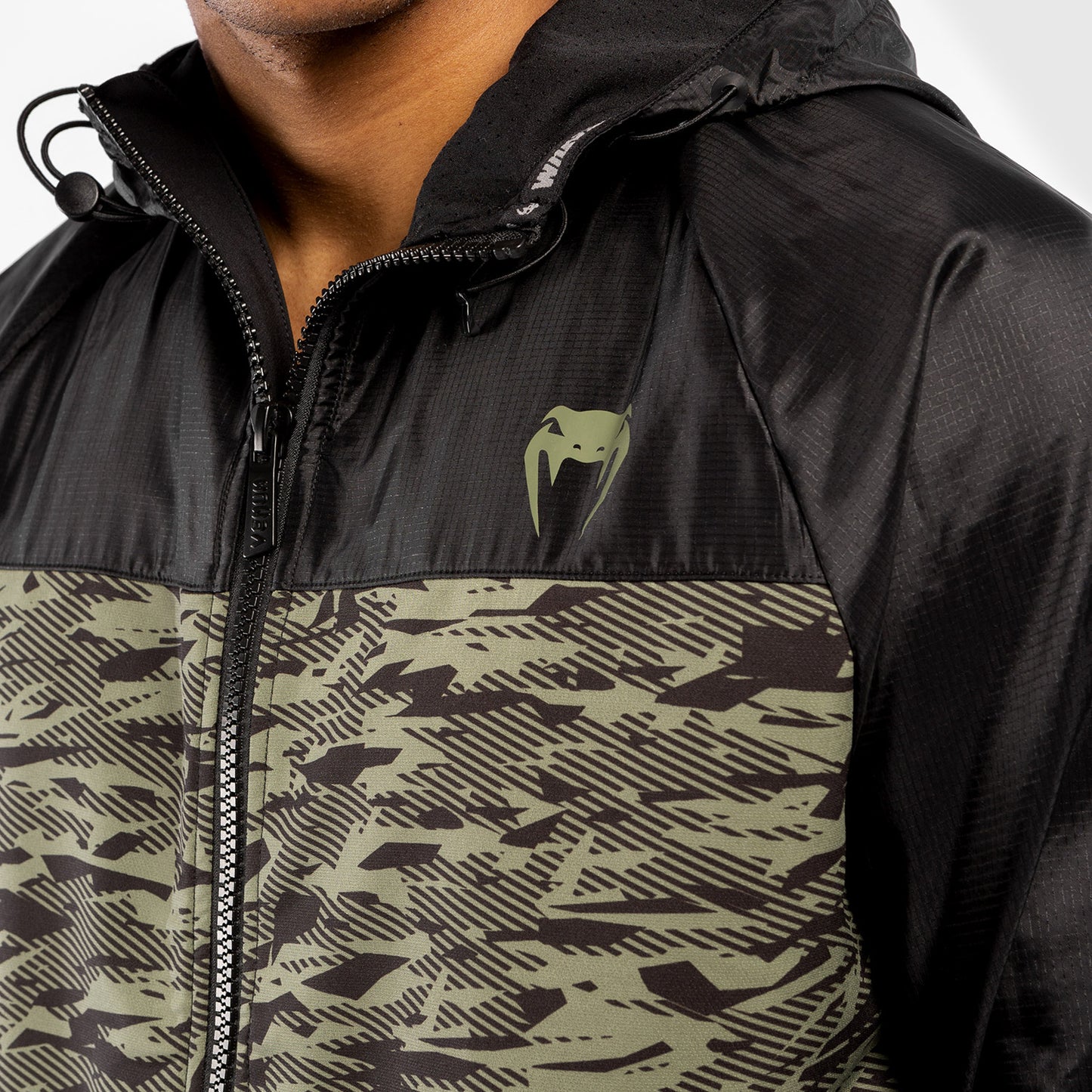 Venum Laser XT Hoodie – Black/Forest Camo