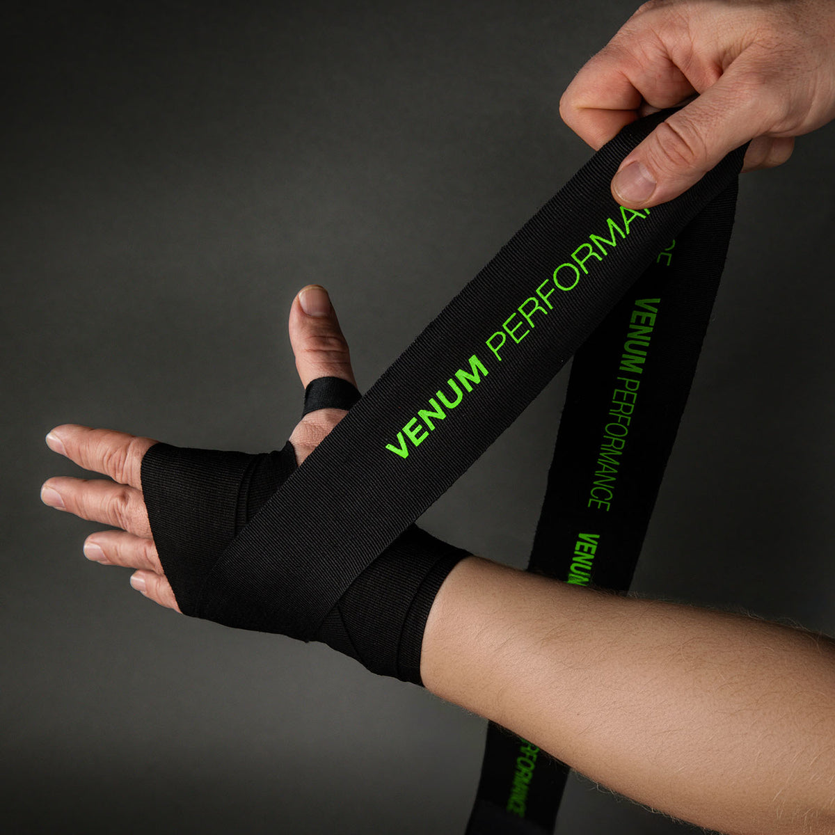 Venum Kontact Evo Amazonia Reborn Hand Wraps - Black/Green