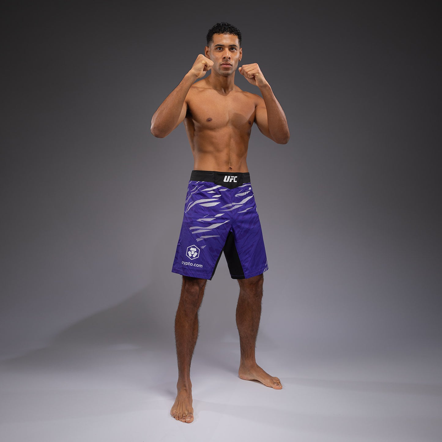 UFC Fusion by Venum Authentic Fight Night Men’s Fight Short - Long Fit - Purple