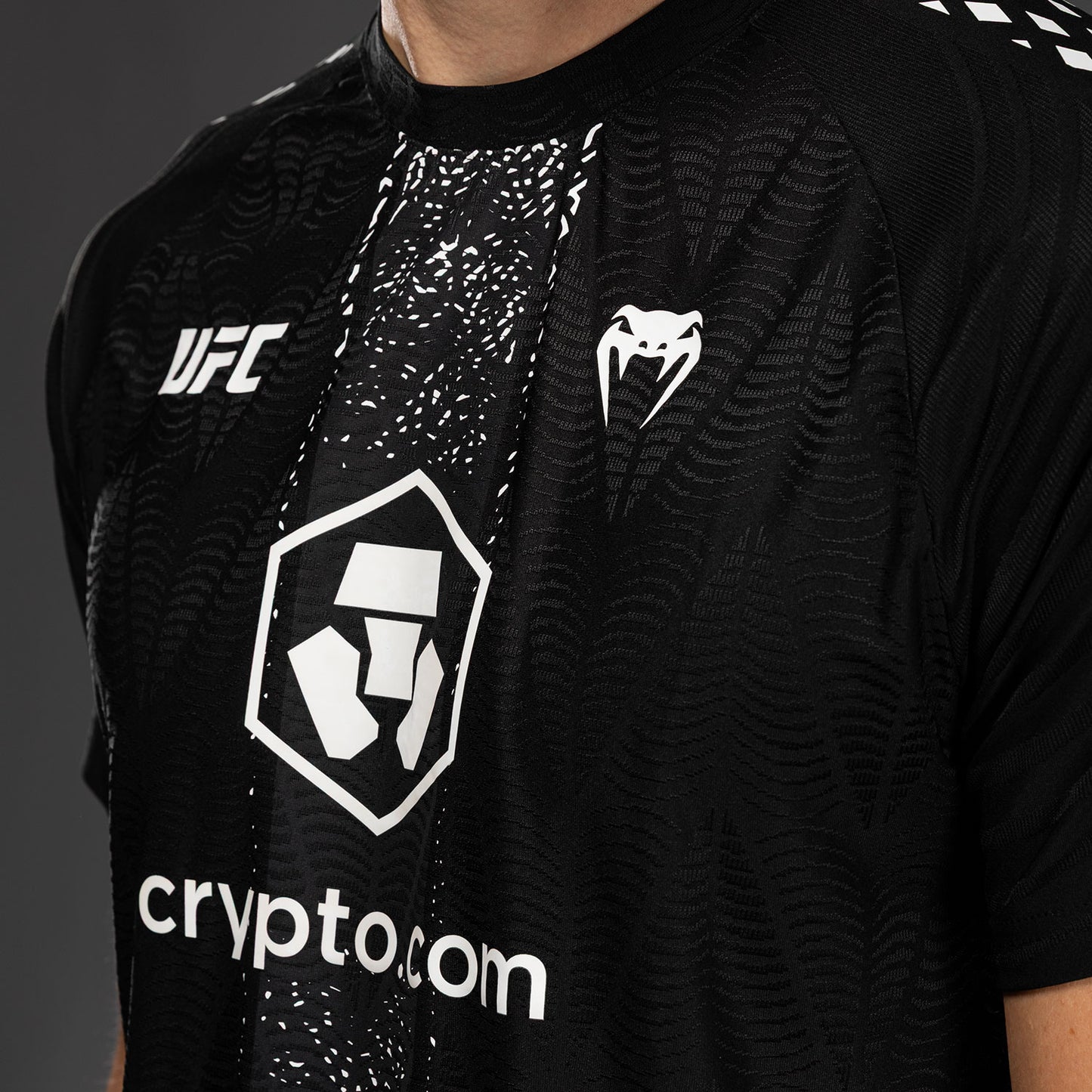 Men's UFC Zenith by Venum Black Authentic Fight Night Walkout Jersey Personalized