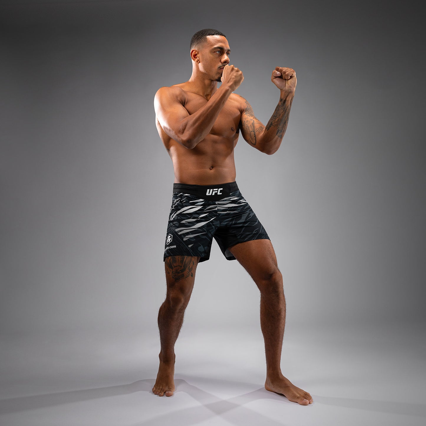 UFC Fusion by Venum Authentic Fight Night Men’s Fight Short - Short Fit - Black