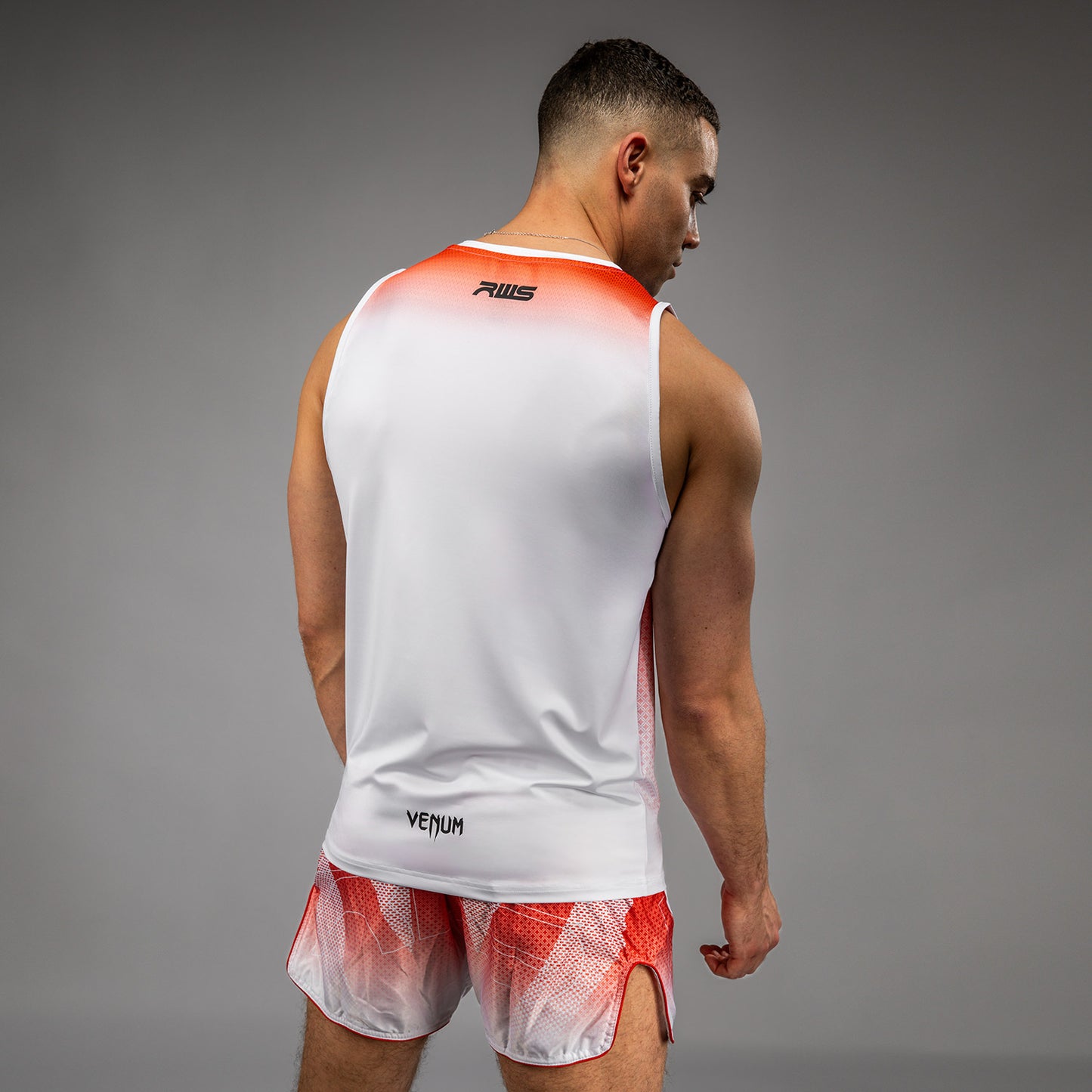 Venum x RWS 2.0 Men’s Dry-Tech Tank Top - White/Red