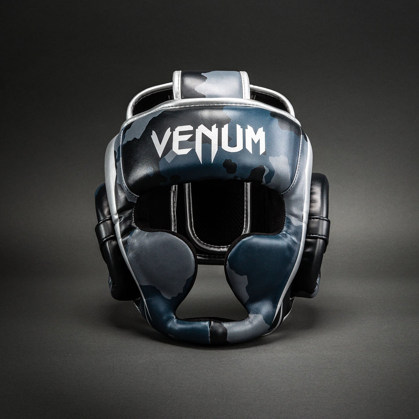 Venum Elite Camo Headgear - Dark Navy/Blue