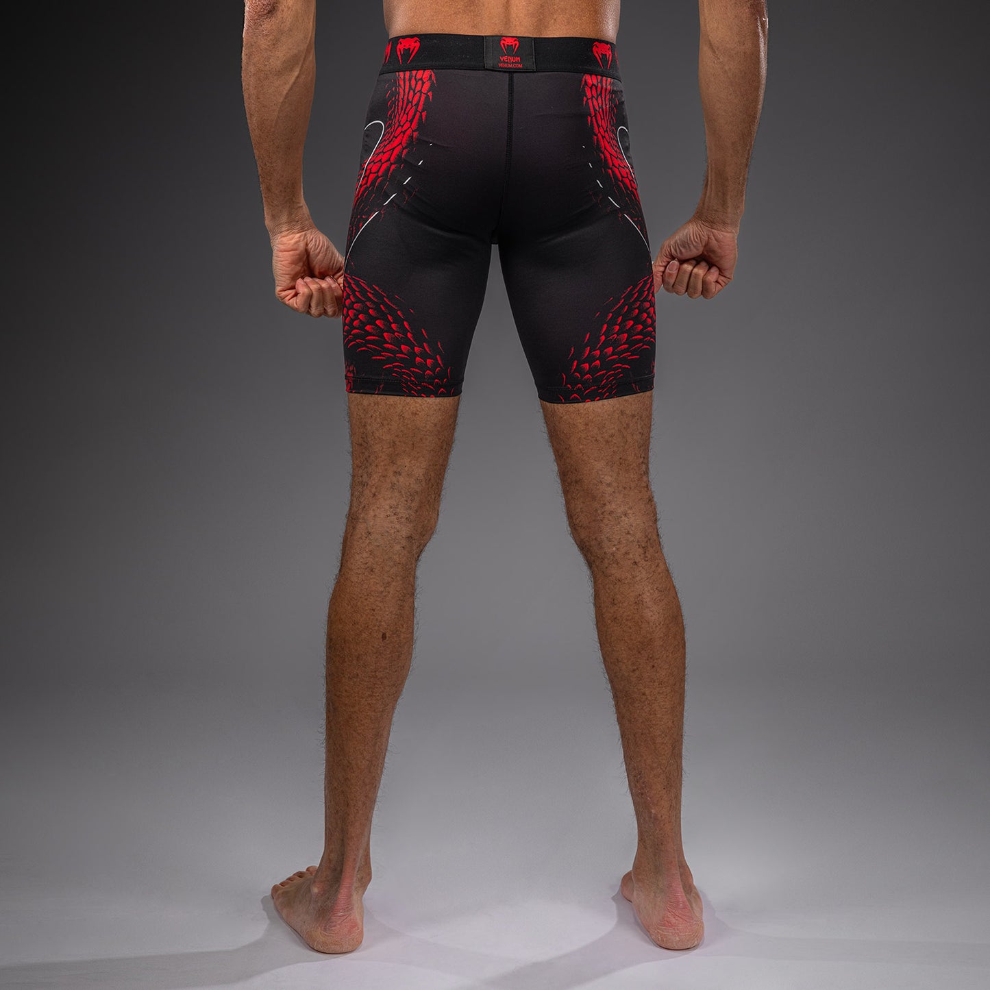 Venum Matupa Vale Tudo Shorts - Black/Red/Silver