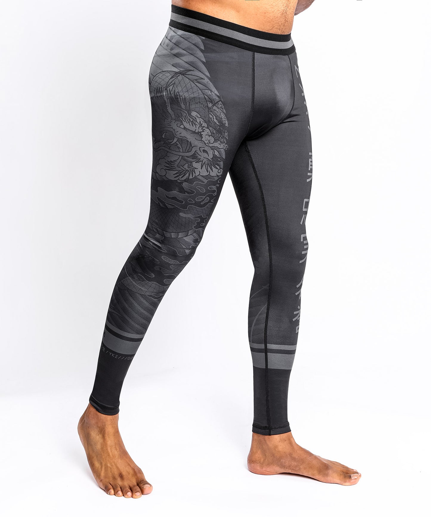 Venum YKZ21 Compression Tights – Black/Black