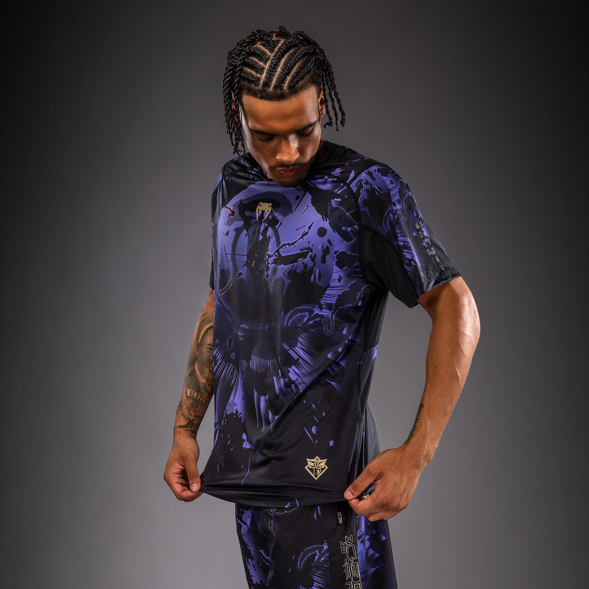 Jujutsu Kaisen x Venum Gojo Dry-Tech T-Shirt - Purple