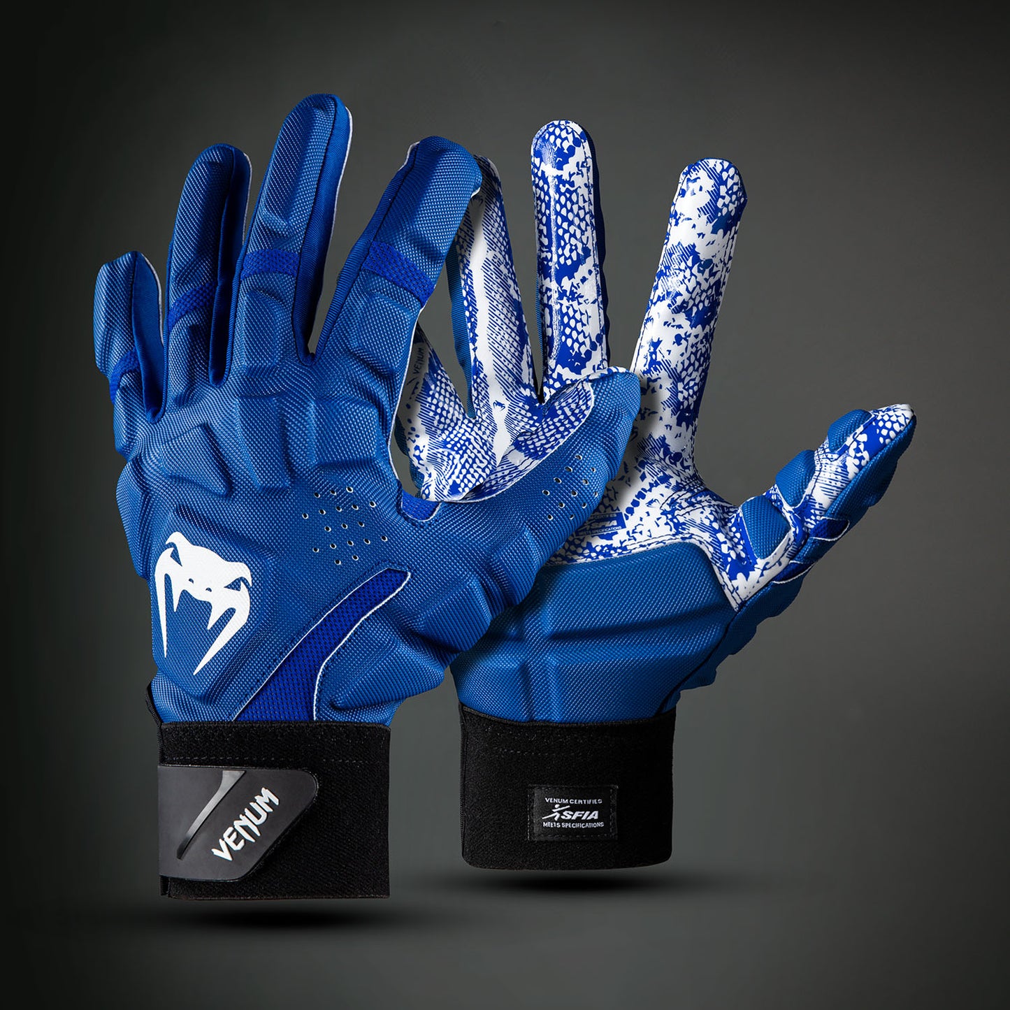 Venum Elite XTP Football Gloves - Royal Blue/White