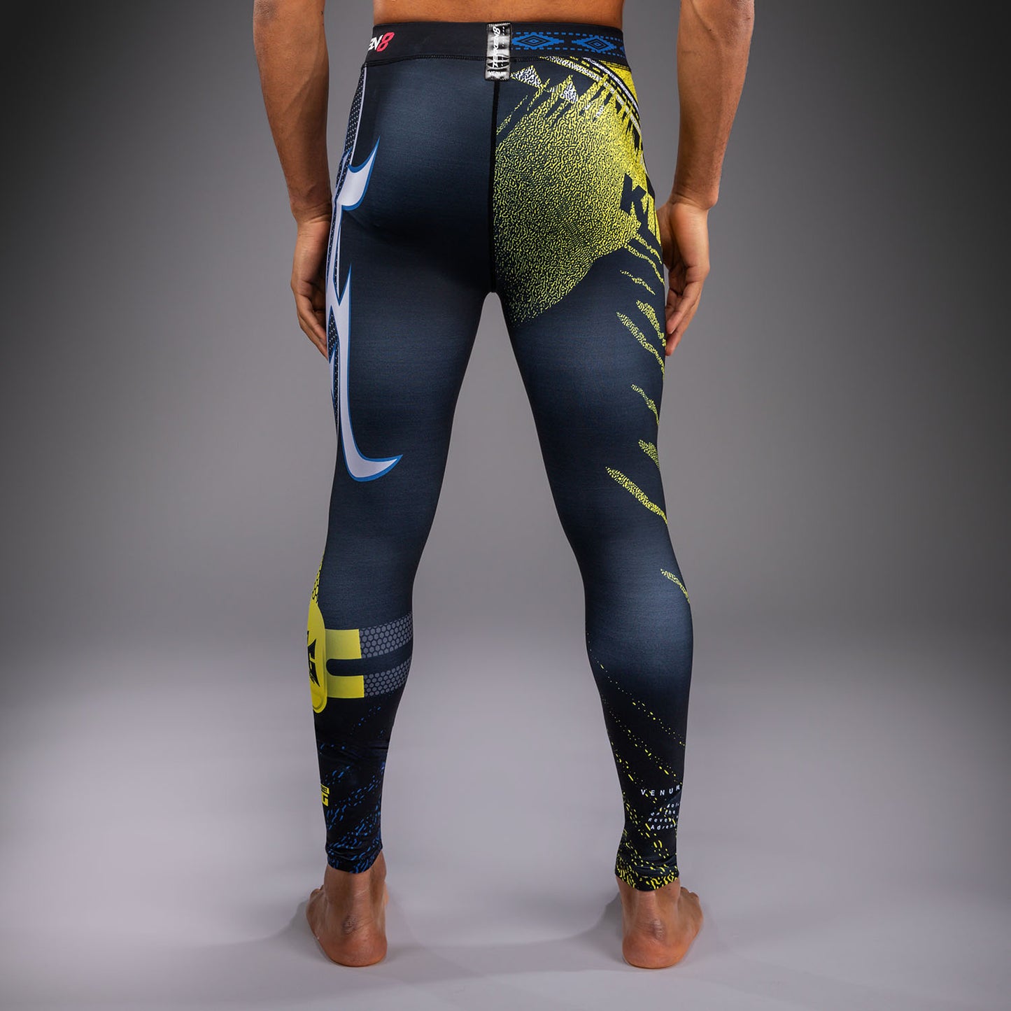 Venum x TEKKEN 8 Spats - King - Black/Yellow