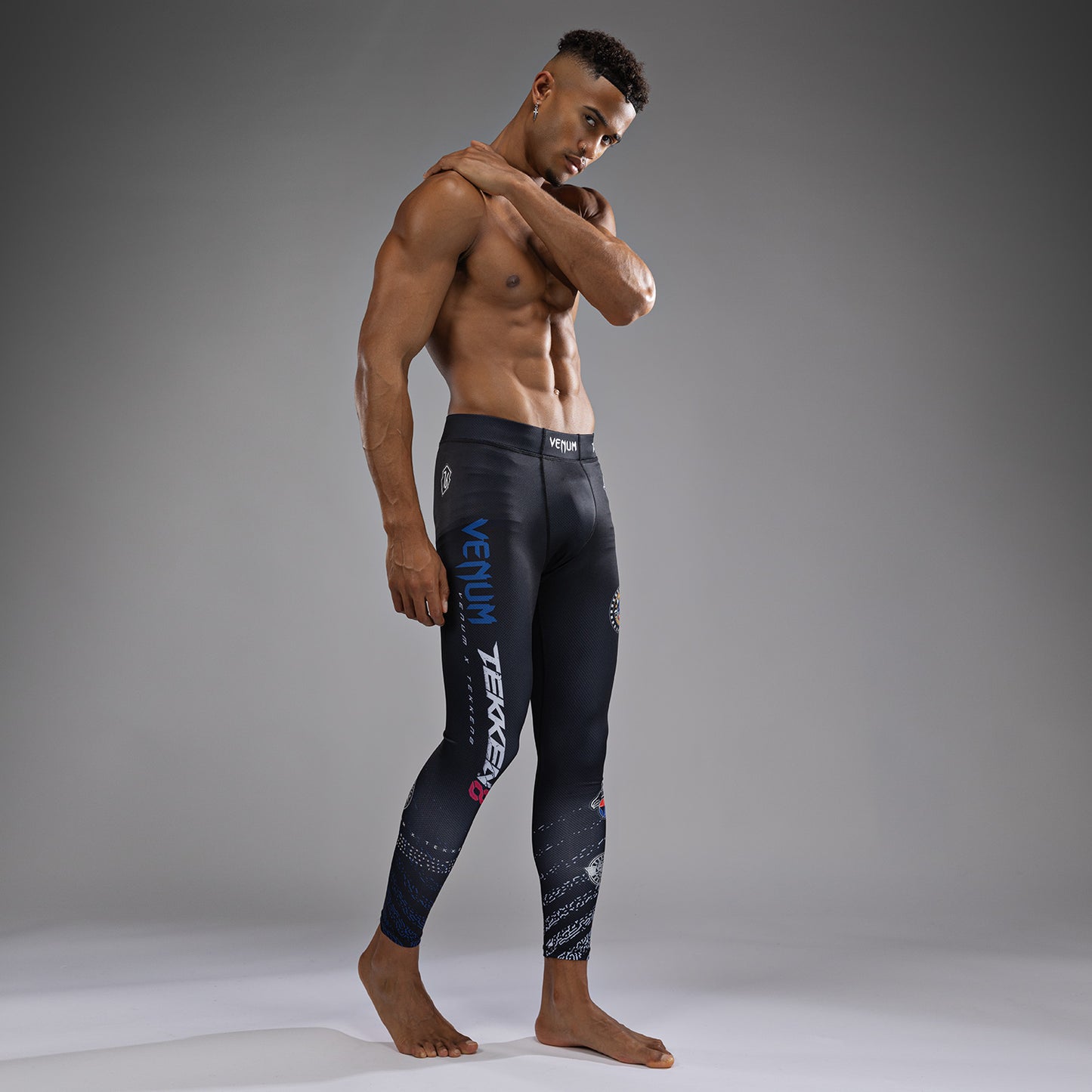 Venum x TEKKEN 8 - Paul Phoenix Spats - Black/Blue