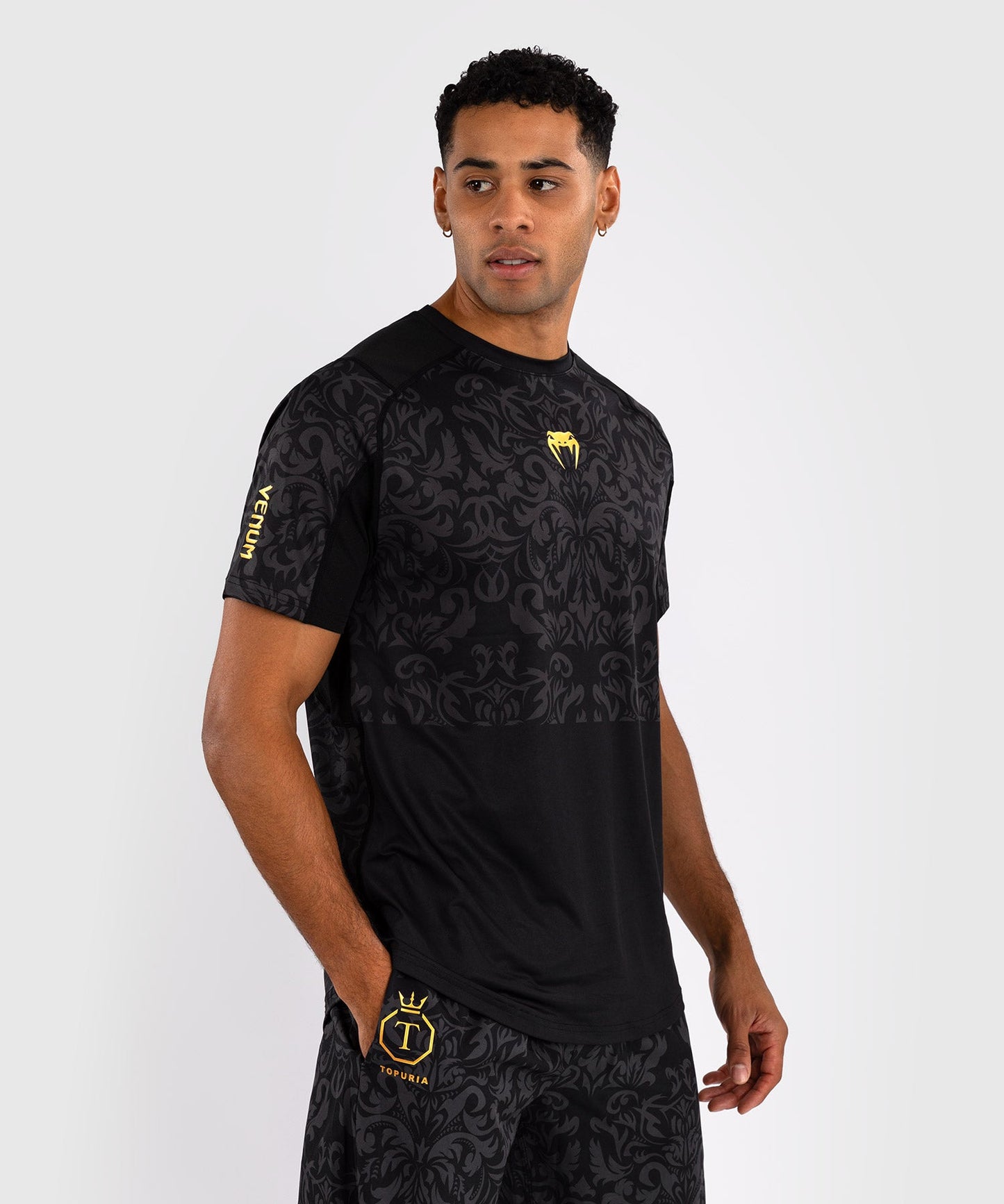 Venum x Ilia Topuria Unmatched Dry-Tech Shirt - Black/Gold