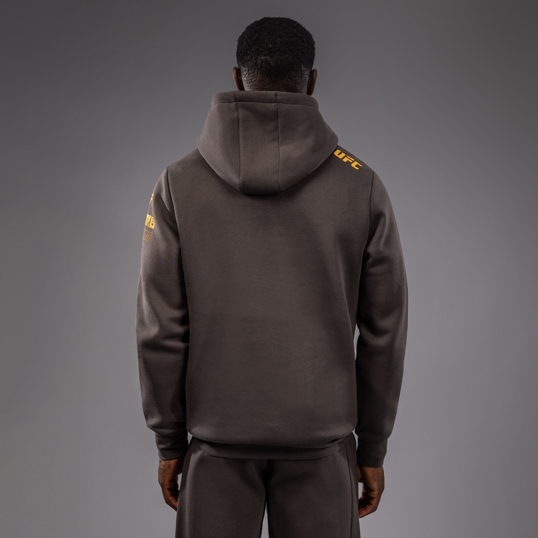 UFC Fusion by Venum Fight Week Men’s Pullover Hoodie Solid Earthen B