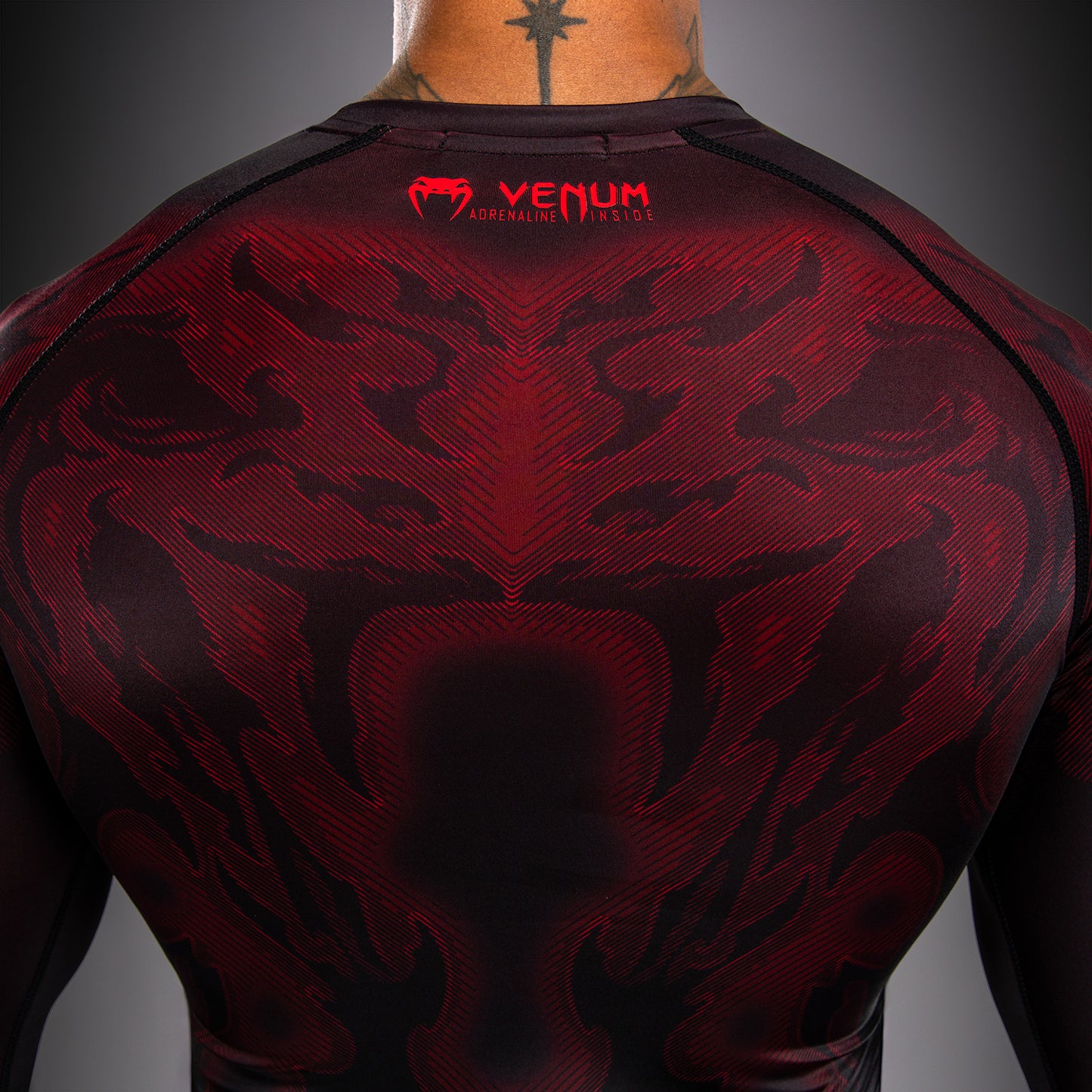 Venum Spectre Long Sleeve Rashguard - Black/Red