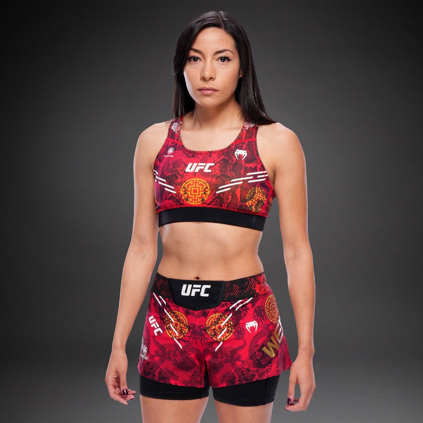 Women's UFC Unrivaled by Venum Red Zhang Weili Sports Bra