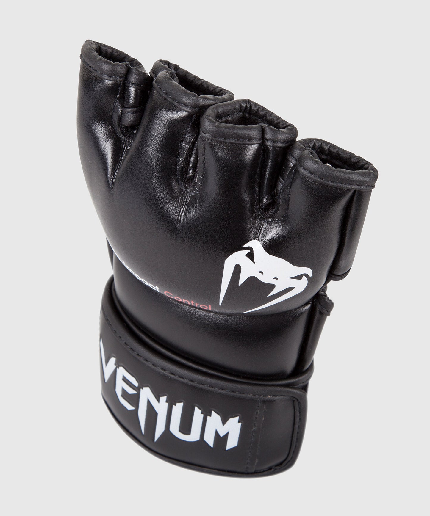 Venum Impact MMA Gloves - Skintex Leather - Black