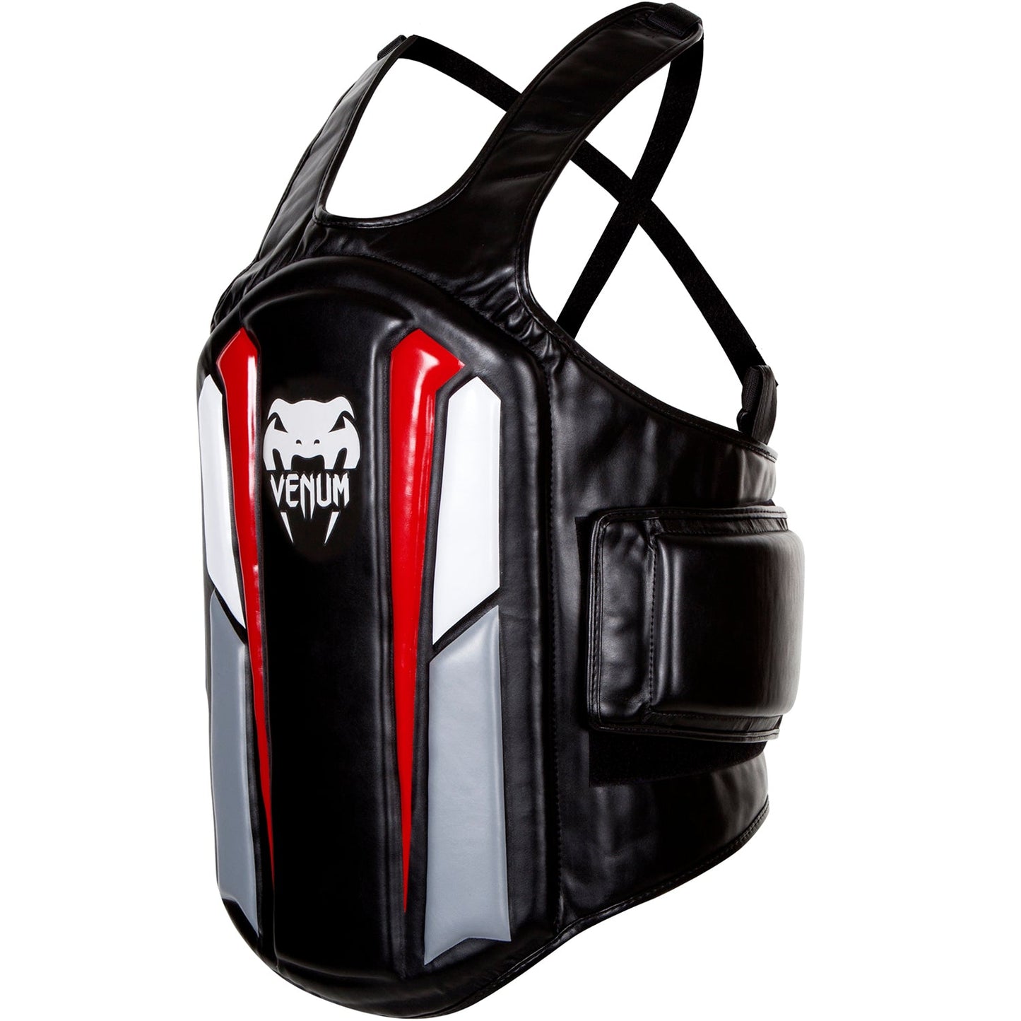 Venum Elite Body Protector - Black/Ice/Red
