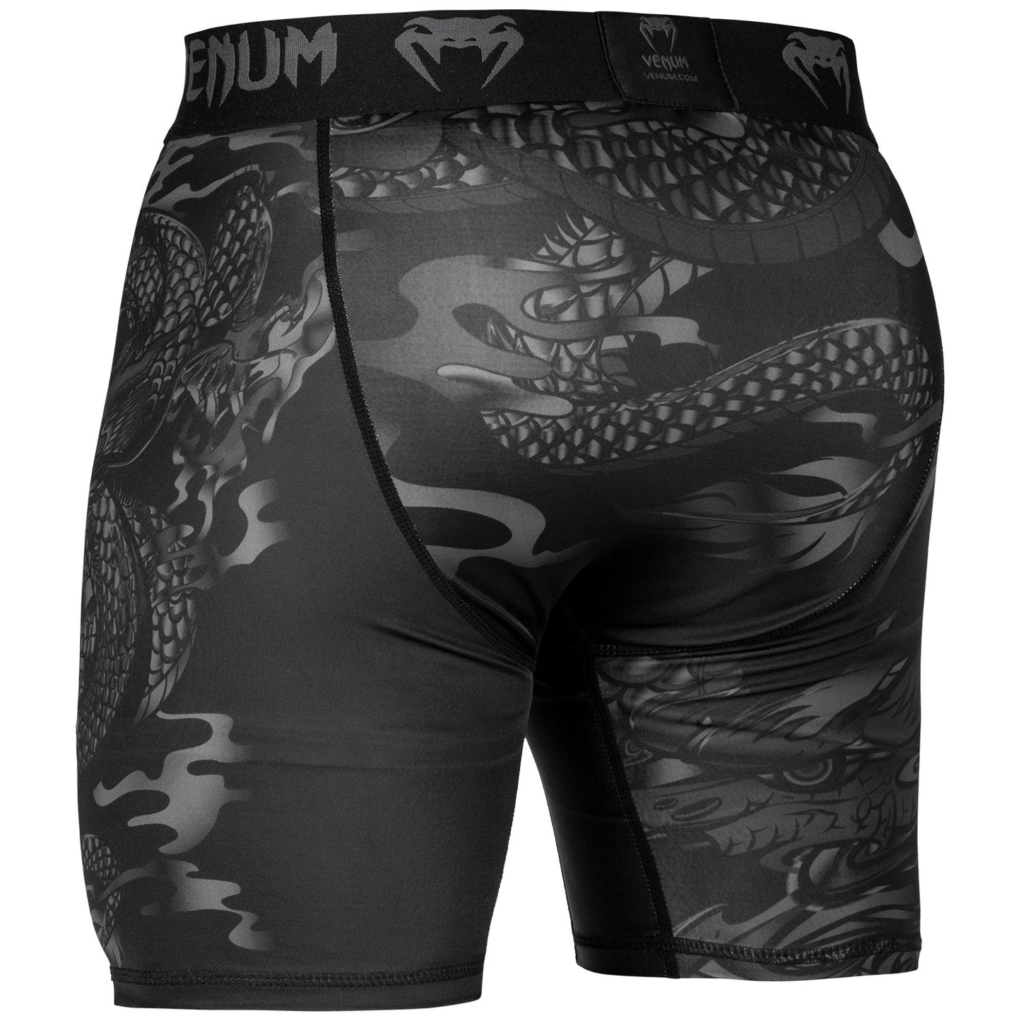 Venum Dragon's Flight Compression Shorts - Black/Black