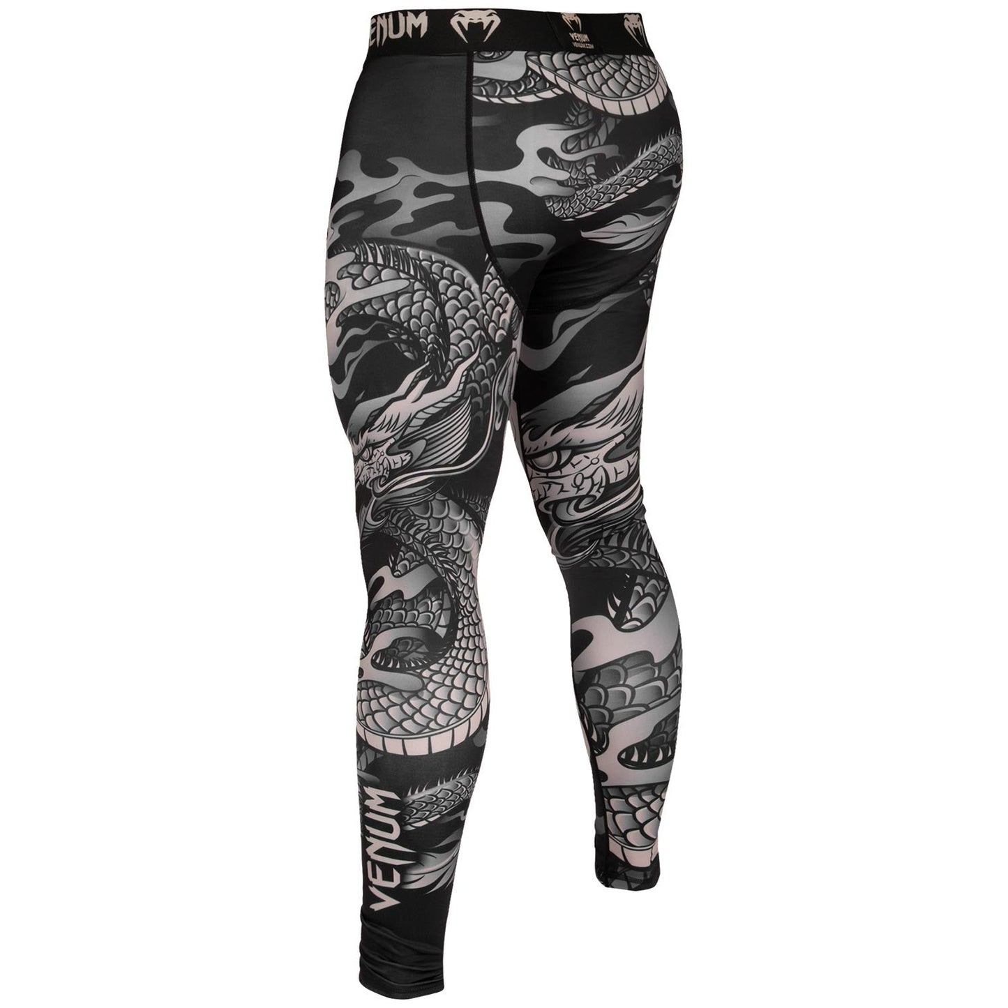 Venum Dragon's Flight Compression Tights - Black/Sand
