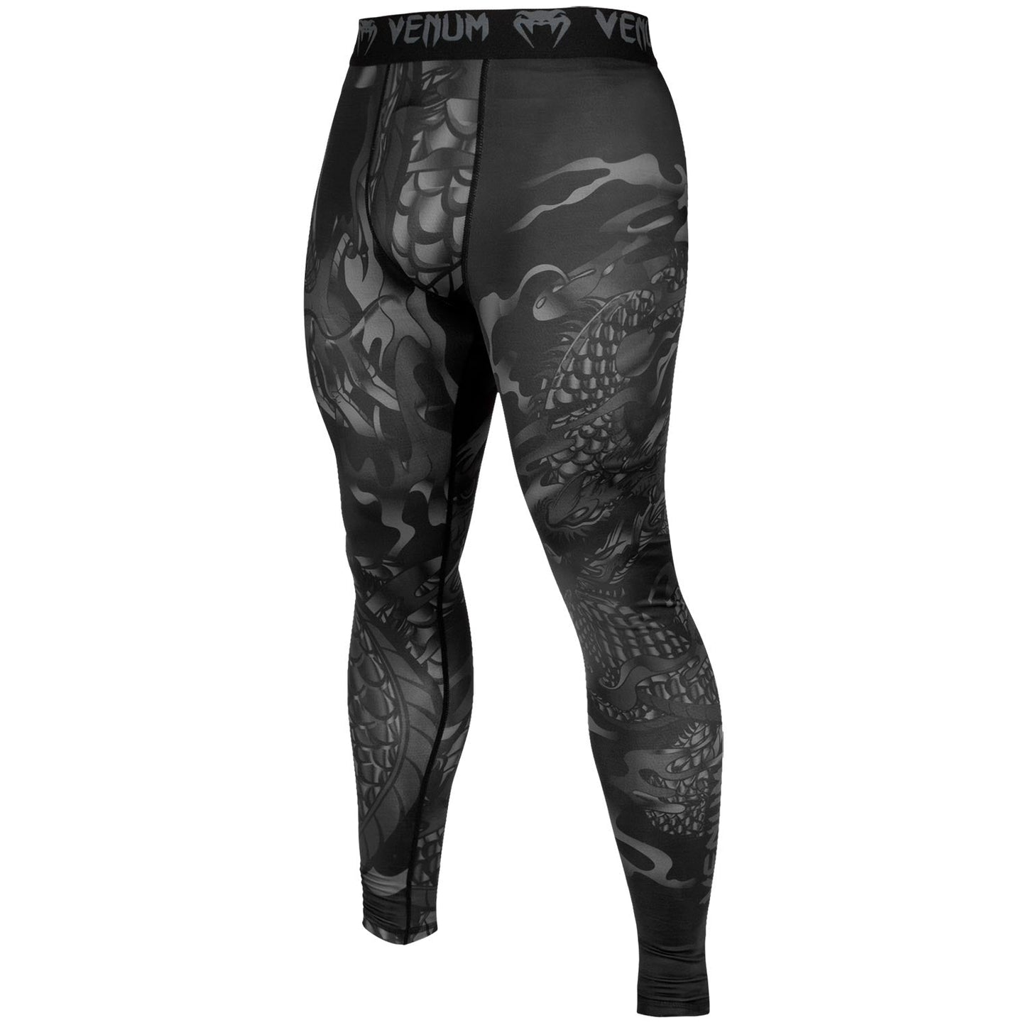 Venum Dragon's Flight Compression Tights - Black/Black
