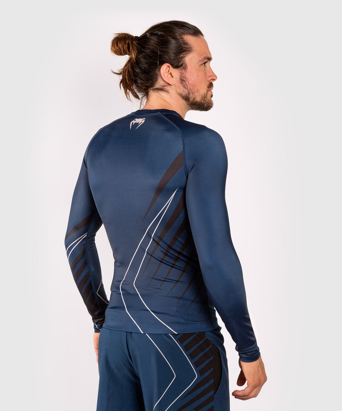 Venum Contender 5.0 Rashguard - Long sleeves - Navy/Sand