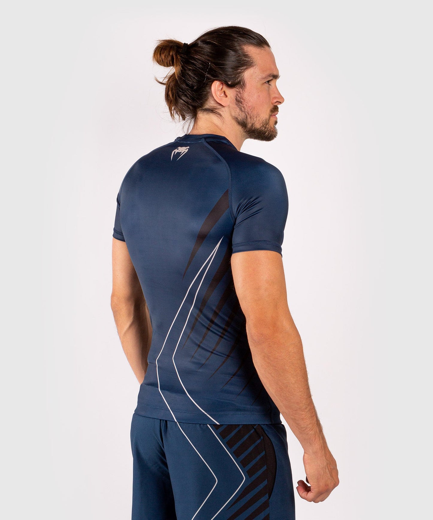 Venum Contender 5.0 Rashguard - Short sleeves - Navy/Sand