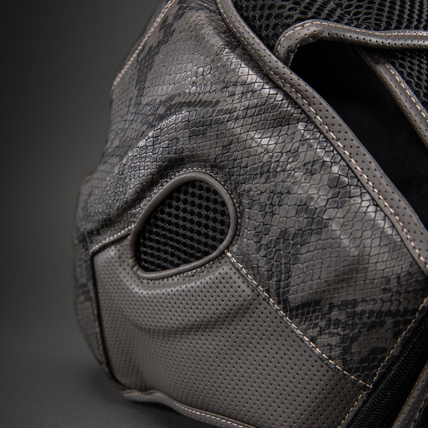 Venum Impact Evo Scales Headgear - Dark Grey
