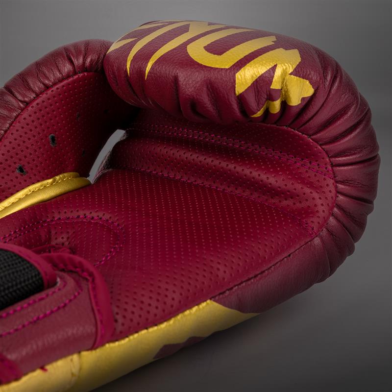 Venum Reverso Boxing Gloves - Cherry Red/Gold