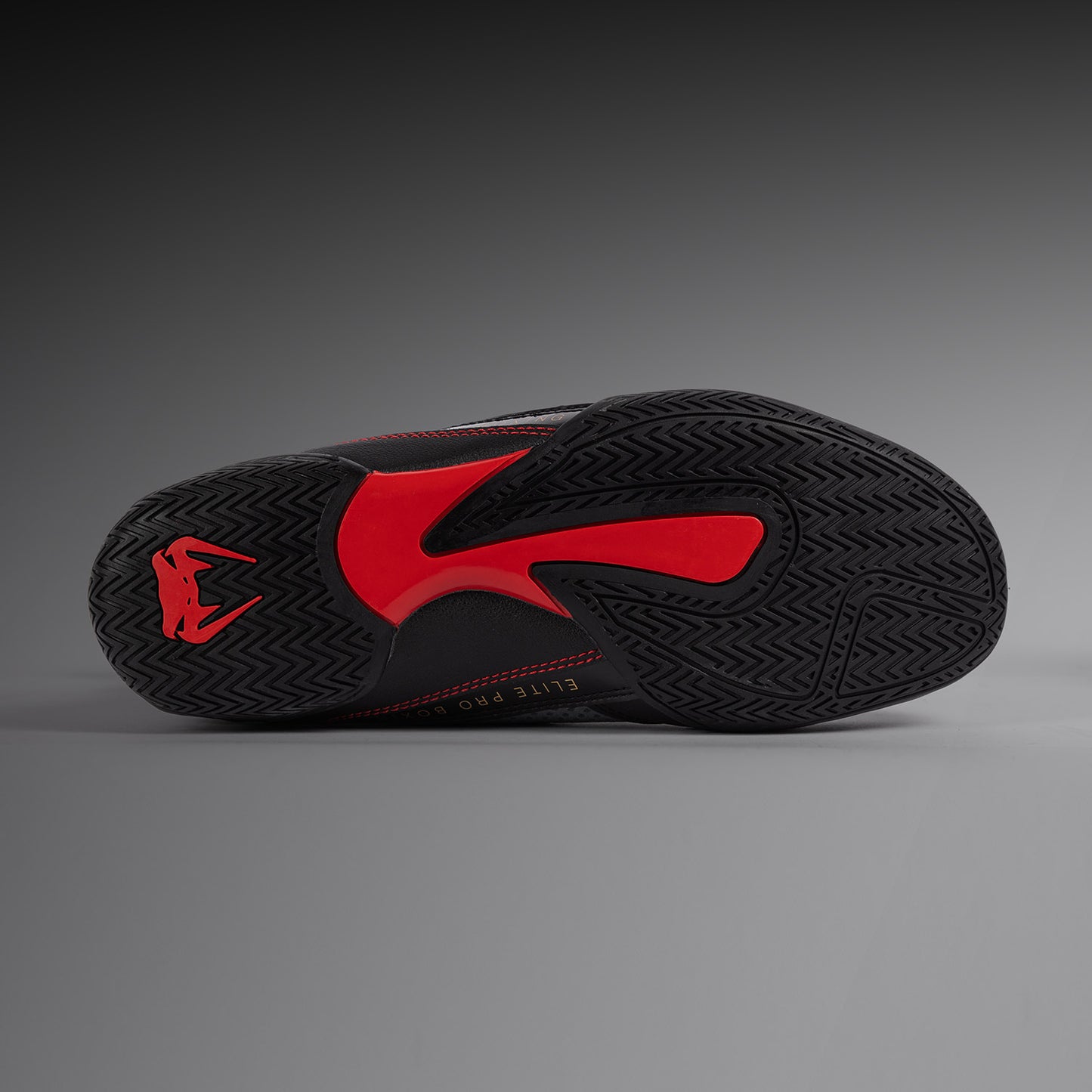 Venum Elite Boxing Shoes - Storm Grey / Gold