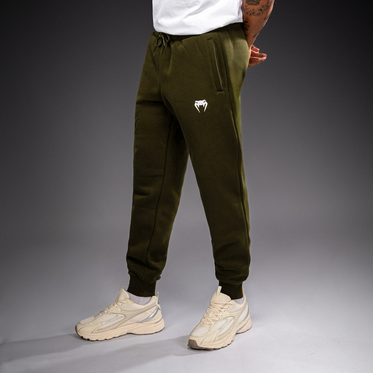 Venum Attack Fleece & Weave Joggers - Khaki