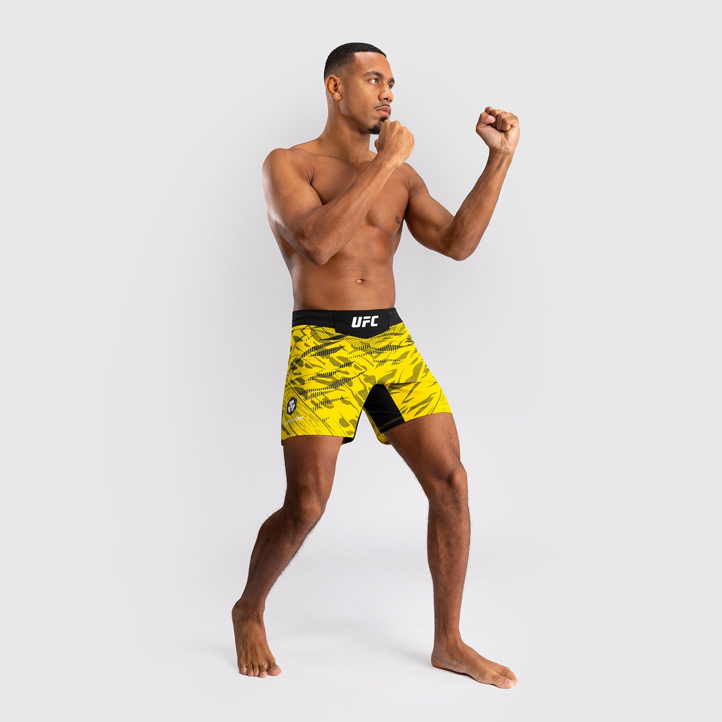 UFC Fusion by Venum Personalized Authentic Fight Night Men's Fight Short - Short Fit - Yellow