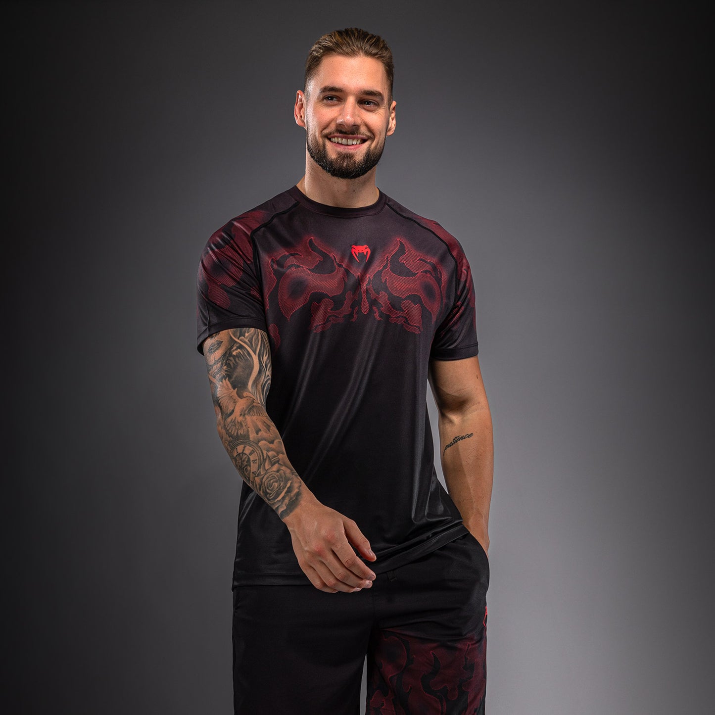 Venum Spectre Dry-Tech T-Shirt - Black/Red