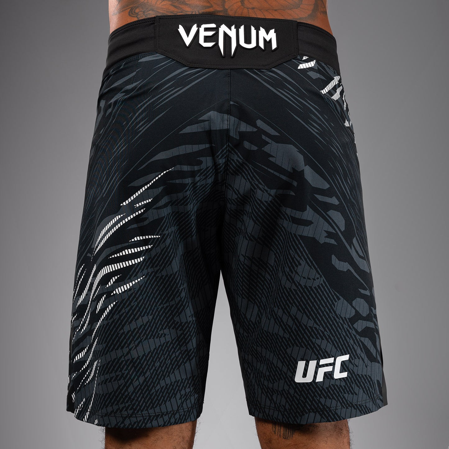 UFC Fusion by Venum Authentic Fight Night Men’s Fight Short - Long Fit - Black