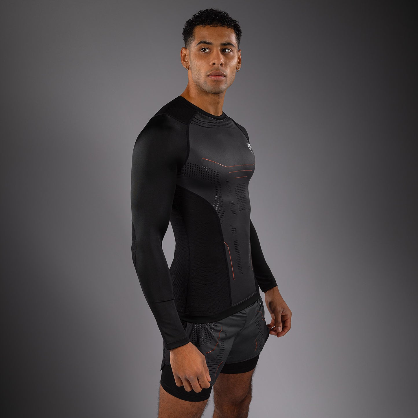 Venum Technical 3.0 Long Sleeve Rashguard - Graphite