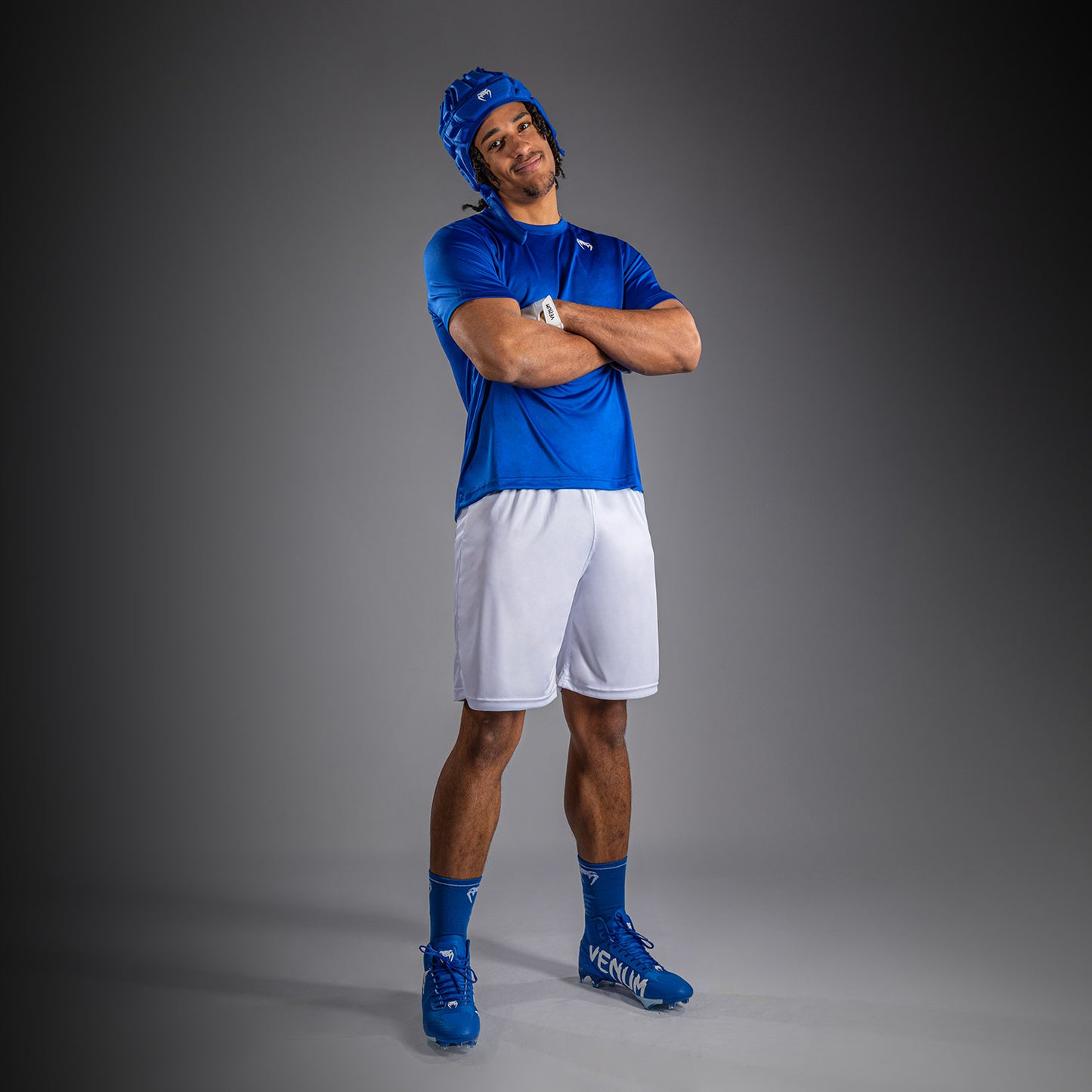 Venum Lineup Performance Short Sleeve T-Shirt Royal - Blue/White