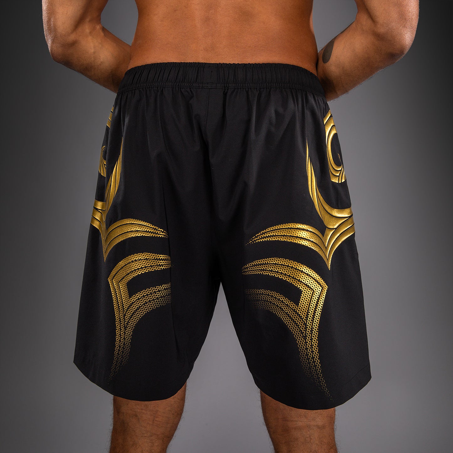 Venum x Mike Tyson Tiger Training Shorts - Black/Gold