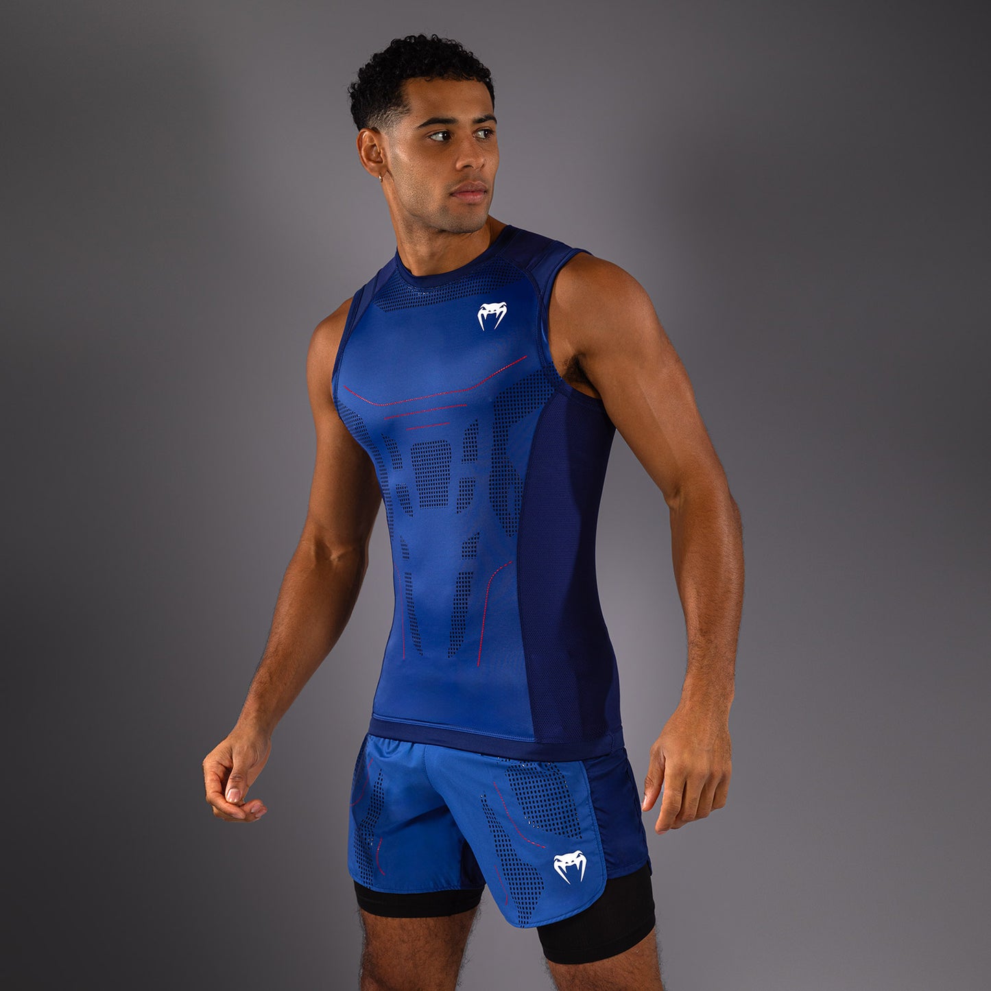 Venum Technical 3.0 Sleeveless Rashguard - Night Blue